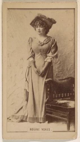 Rosine Vokes, from the Actresses series (N245) issued by Kinney Brothers to promote Sweet Caporal Cigarettes by Kinney Brothers Tobacco Company, photograph, 1890