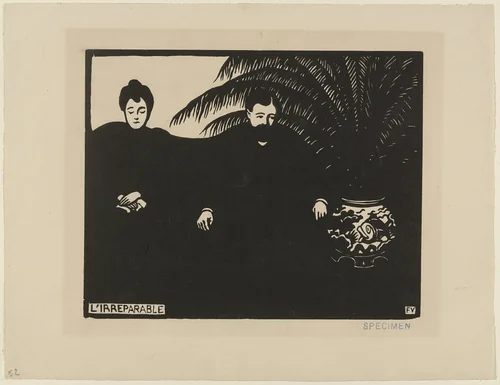 The Irreparable (L'Irreparable) from Intimacies (Intimités) by Félix Vallotton, print, 1897