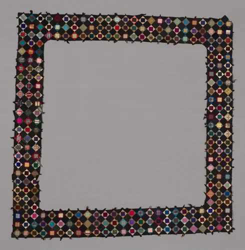 Fragment (From a Bedcover) by United States, textile, 1876