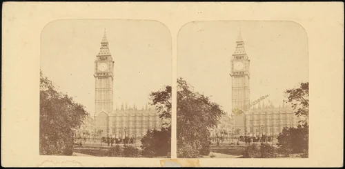 [Pair of Early Stereograph Views of London, England] by Views of London, photograph, 1850-1879