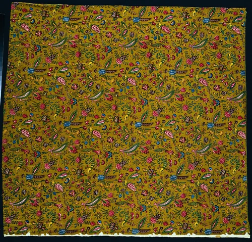 Strip of Woodblock Printed Cotton by Christophe Philippe Oberkampf, textile, 1780