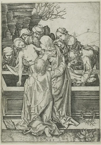 The Entombment, from The Passion by Martin Schongauer, print, 1450-1491