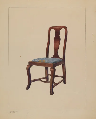 Side Chair by Henry Granet, index of american design, 1937
