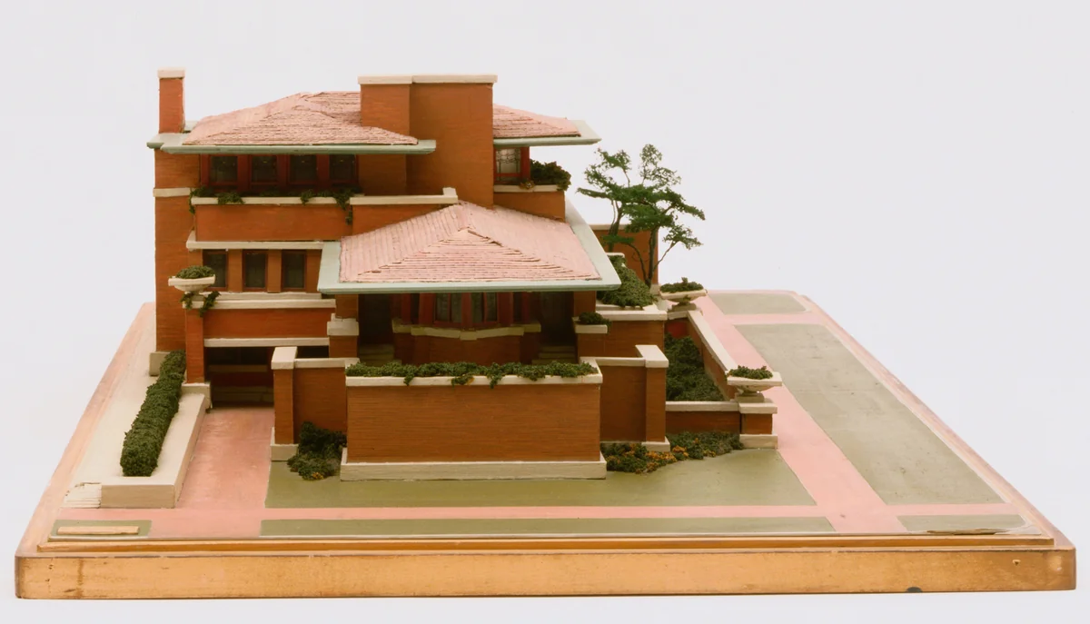 Frederick C. Robie House, Chicago, Illinois by Frank Lloyd Wright, architecture, 1906