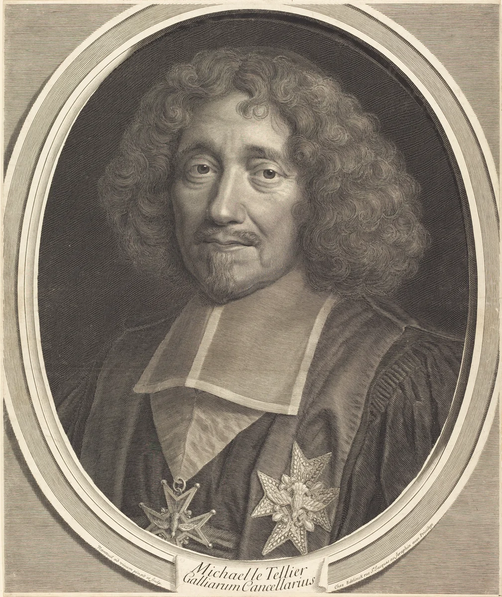 Chancellor Michel Le Tellier by Robert Nanteuil, print, 1678