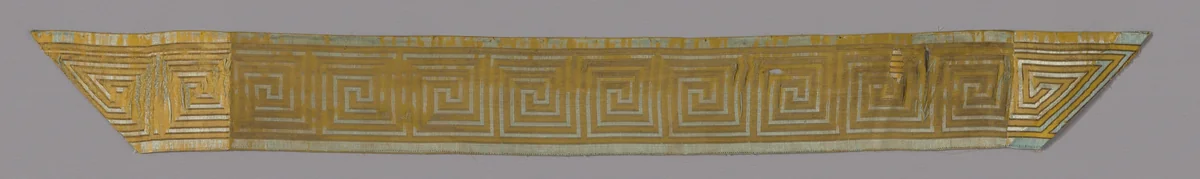 Section of Border from Thanka (Religious Picture) by Manchu China, textile, 1701-1800