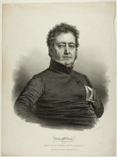 Garrett D. Wall, Senator from New Jersey by Charles Fenderich, print, 1835-1845