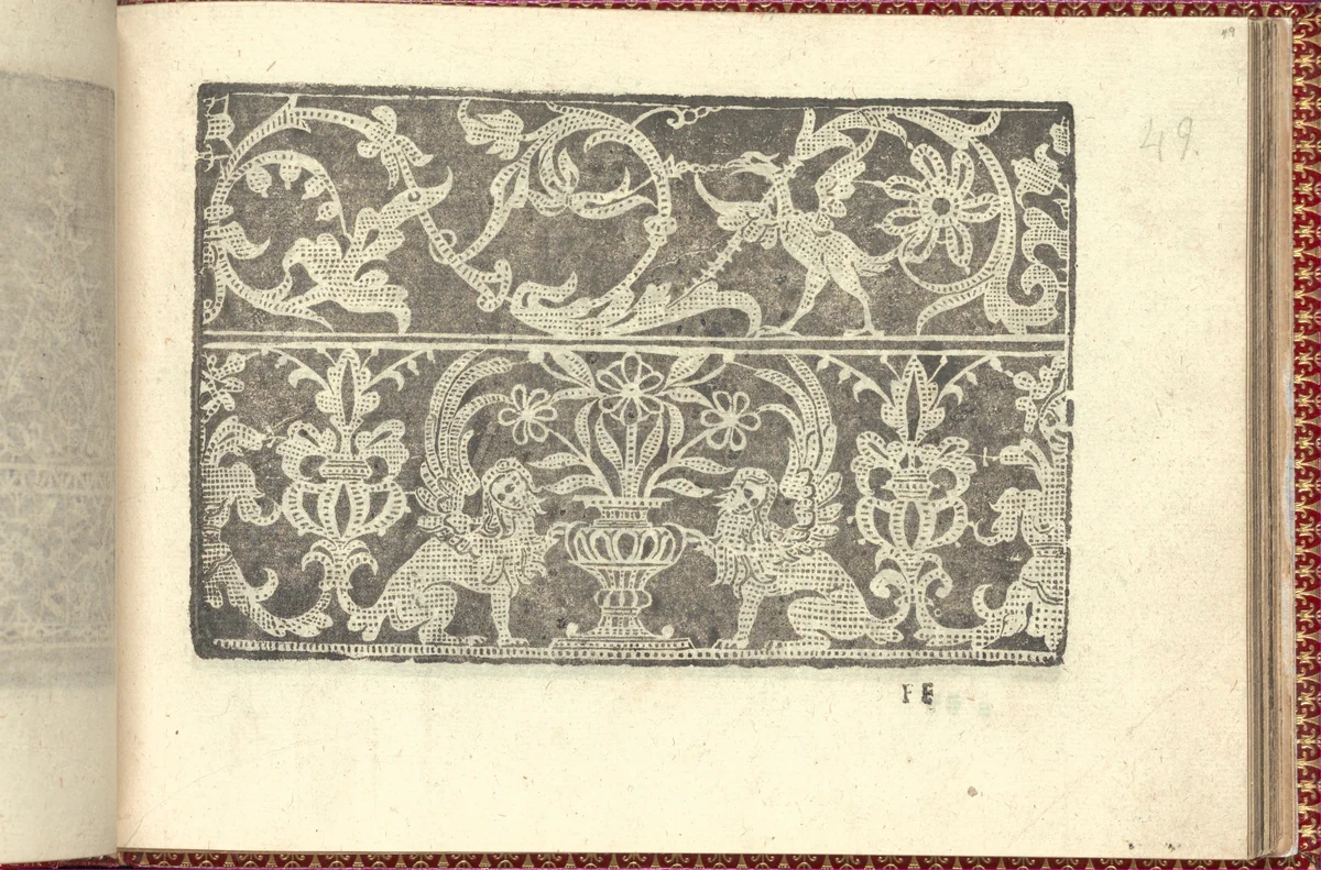 Corona delle Nobili et Virtuose Donne: Libro I-IV, page 49 (recto) by Cesare Vecellio, book, 1601