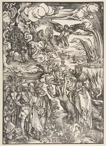 The Babylonian Whore by Albrecht Dürer, print, 1485-1528