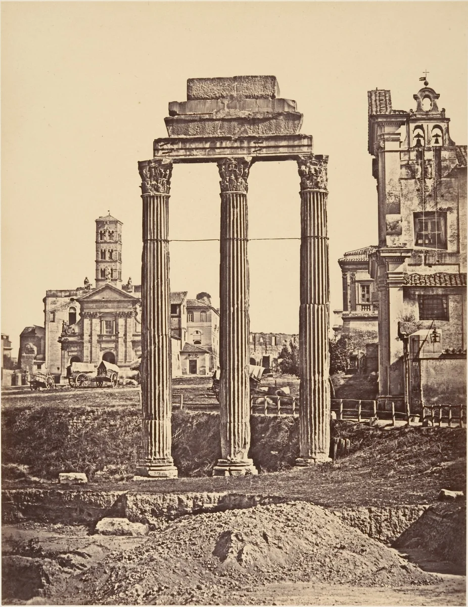 Rovine del Foro by Eugène Constant, photograph, 1848-1852