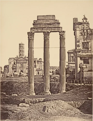 Rovine del Foro by Eugène Constant, photograph, 1848-1852