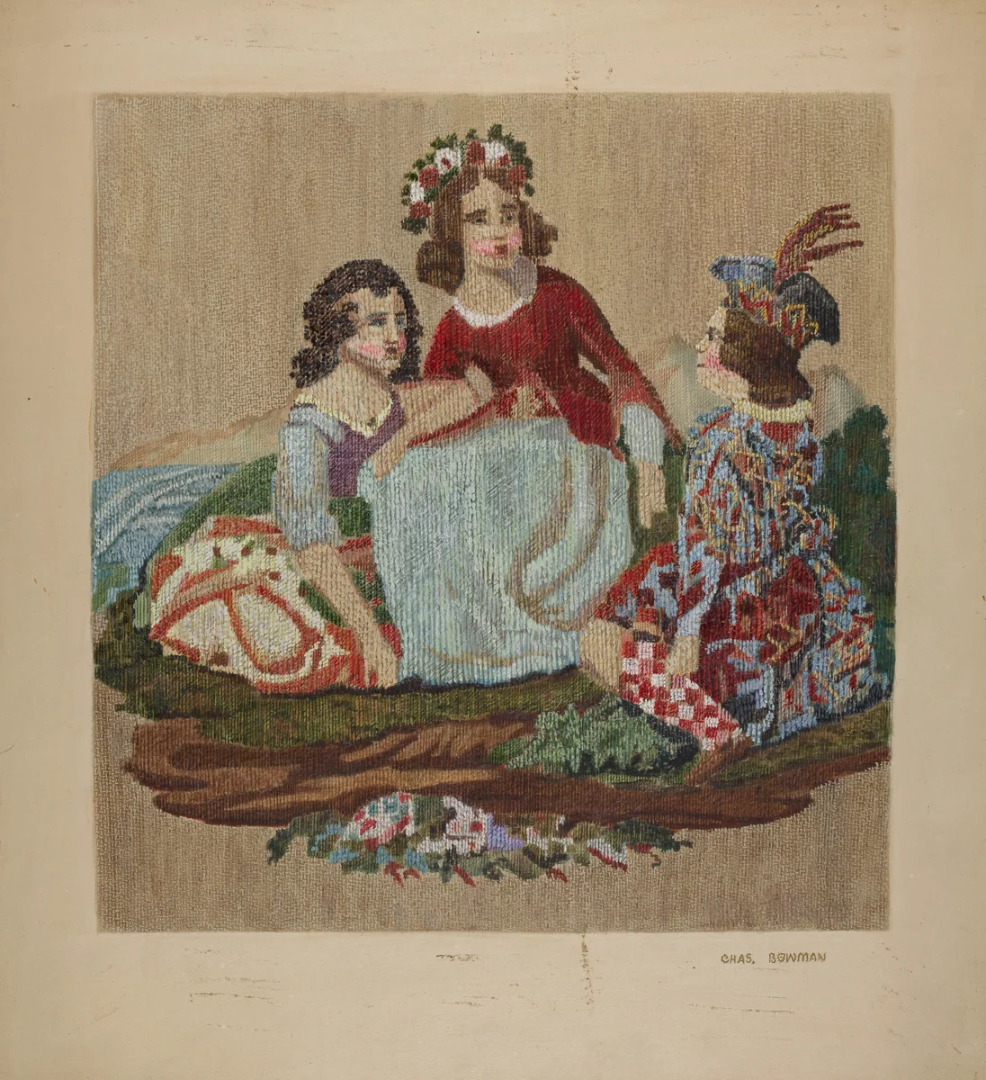 Sampler by Charles Bowman, index of american design, 1941