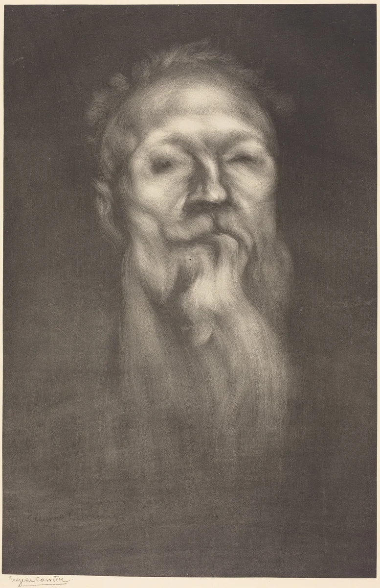 Rodin by Eugène Carrière, print, 1897