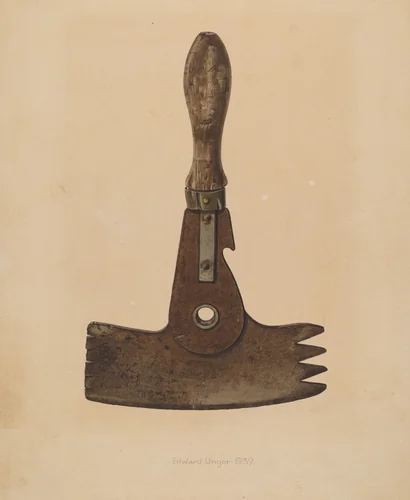 Cleaver by Edward Unger, index of american design, 1939