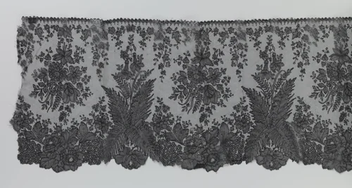 Japonstrook van kloskant met varens by anonymous, other, 1850-1855