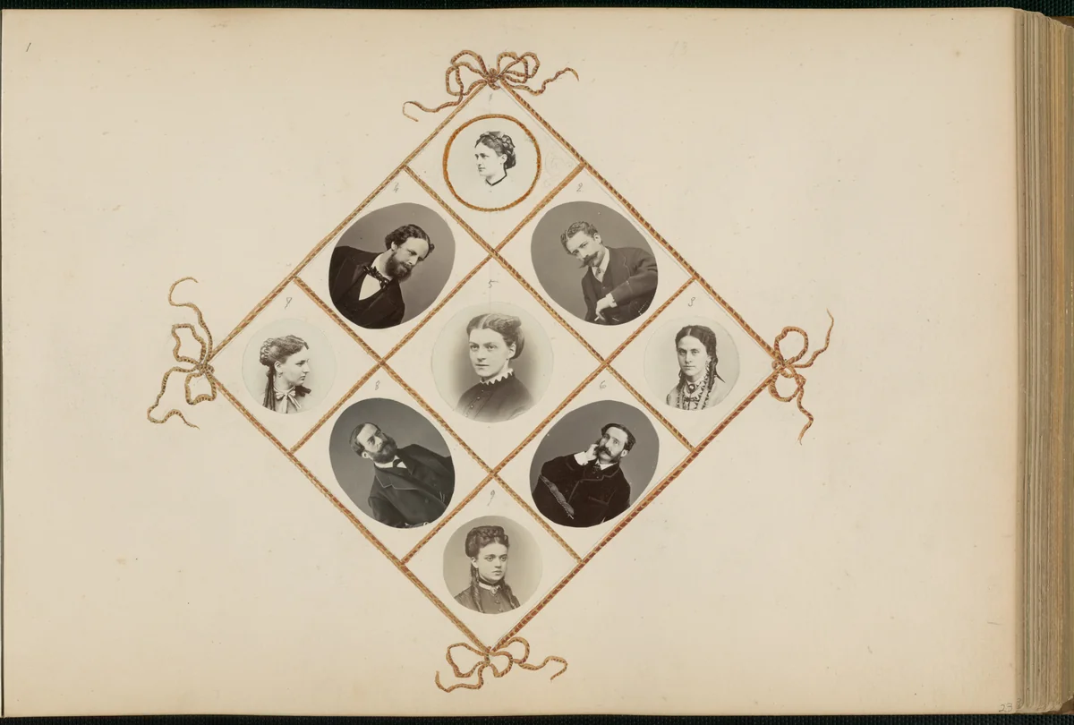 The Madame B Album by Marie-Blanche Hennelle Fournier, photograph, 1870-1879