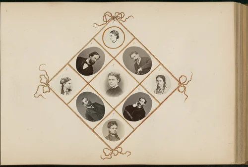 The Madame B Album by Marie-Blanche Hennelle Fournier, photograph, 1870-1879