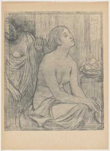 La toilette by Pierre Puvis de Chavannes, print, 1895