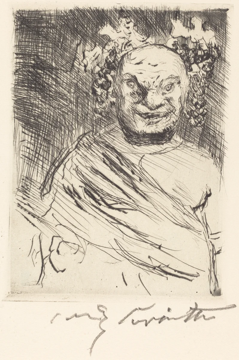 Das Gastmahl des Trimalchio: pl. I (The Banquet of Trimalchio: pl. I) by Lovis Corinth, print, 1919