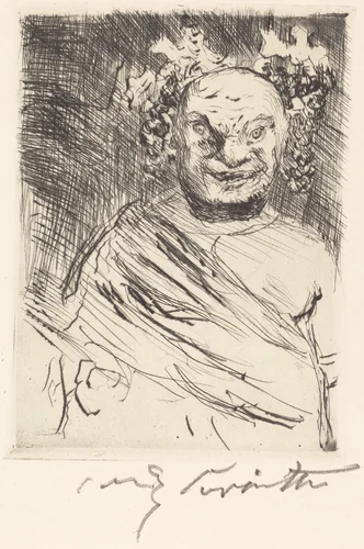 Das Gastmahl des Trimalchio: pl. I (The Banquet of Trimalchio: pl. I) by Lovis Corinth, print, 1919