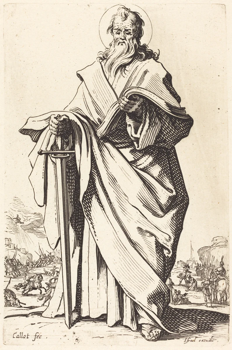 Saint Paul by Jacques Callot, print, 1631