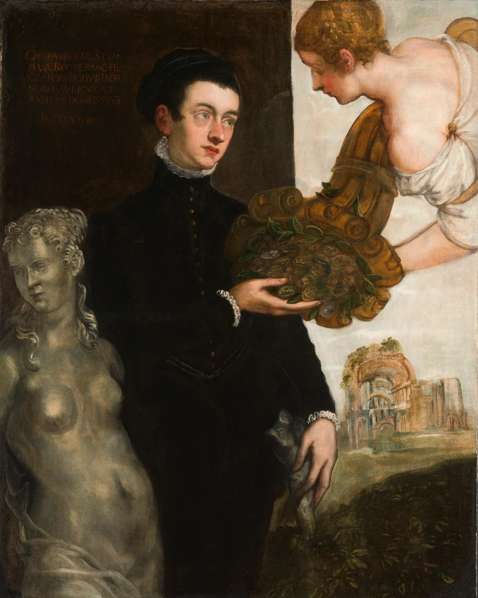 Portrait of Ottavio Strada by Unknown, painting, 1567