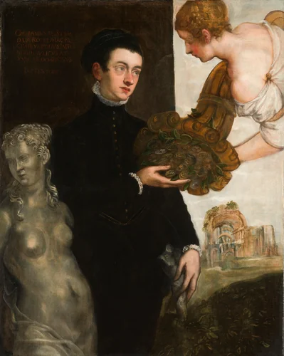 Portrait of Ottavio Strada by Unknown, painting, 1567