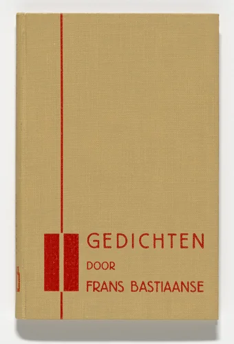 Poems (Gedichten) by Frans Bastiaanse by Fré Cohen, design