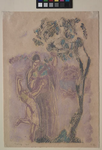 In a Garden by Ellen Thesleff, print, 1925