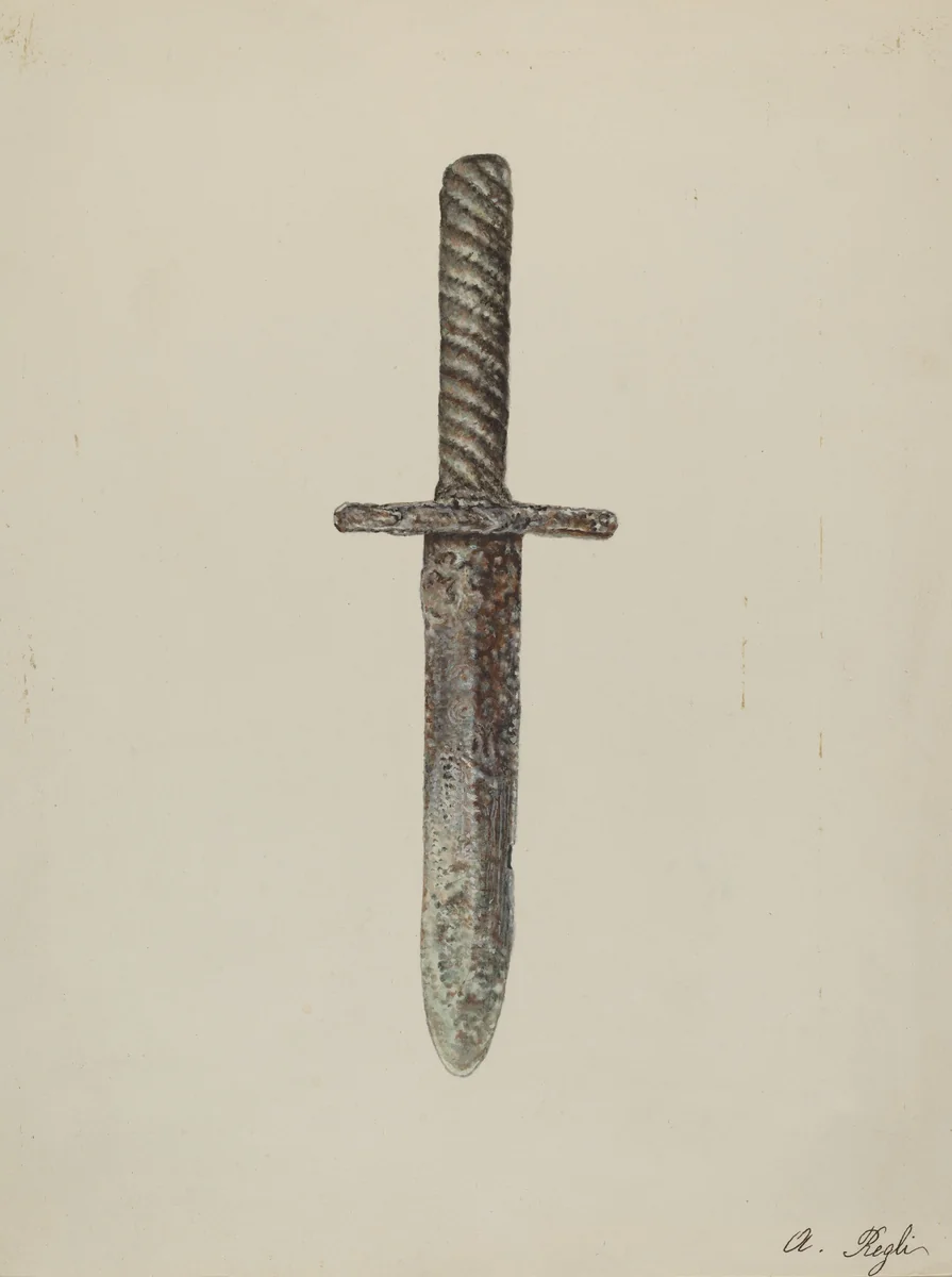 Dirk by A. Regli, index of american design, 1935-1942