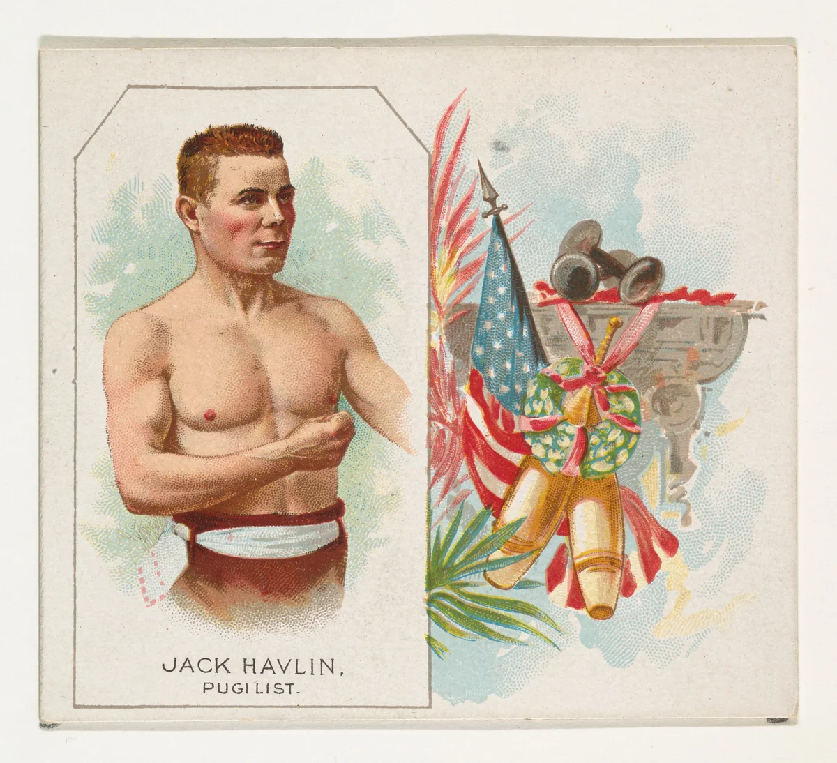 Jack Havlin, Pugilist, from World's Champions, Second Series (N43) for Allen & Ginter Cigarettes by Allen & Ginter, print, 1888