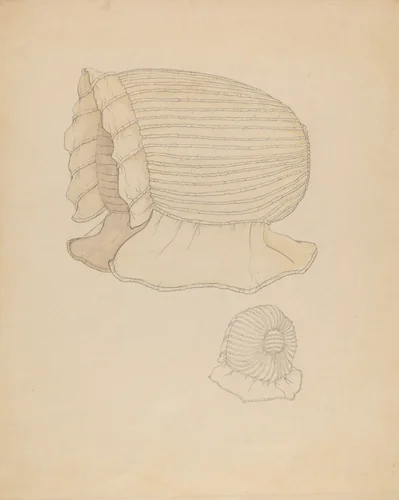 Bonnet by Doris Beer, index of american design, 1936