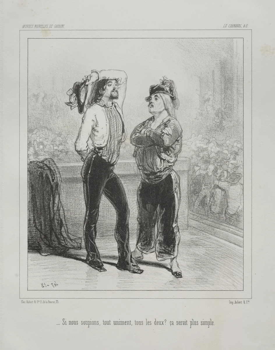 Carnaval by Paul Gavarni, print, 1824-1847