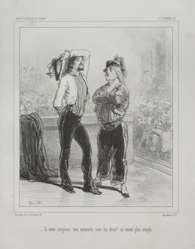 Carnaval by Paul Gavarni, print, 1824-1847