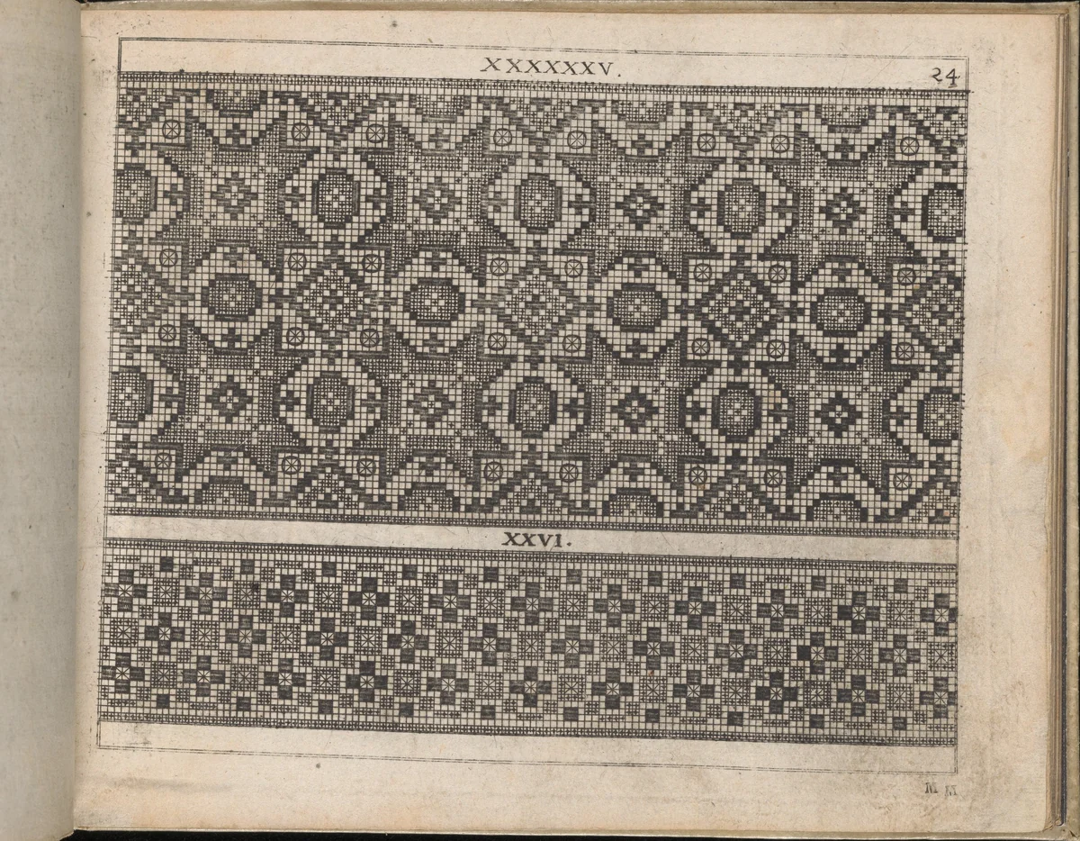 Newes Modelbuch in Kupffer (Page 33r) by Johann Sibmacher, book, 1604