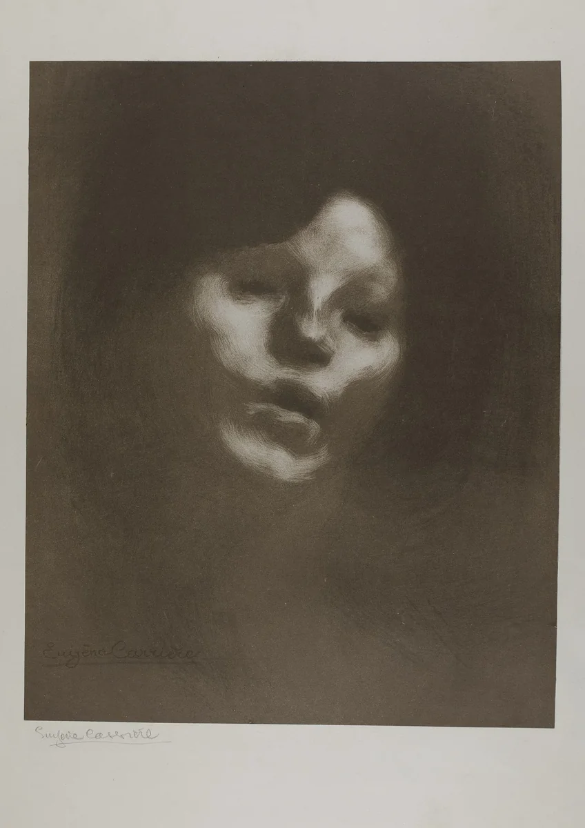 Marguerite Carrière by Eugène Carrière, print, 1901