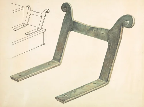 Amana Shoe Scraper by Arthur Stewart, index of american design, 1937