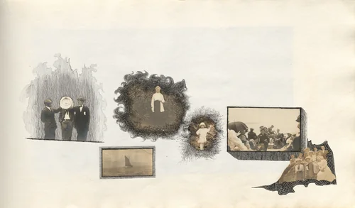 Untitled (page from album titled "July 1913") by Charles Norman Sladen, photograph, 1913