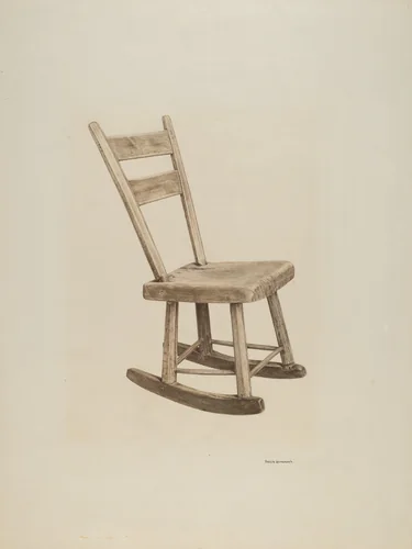 Rocker by Ursula Lauderdale, index of american design, 1940