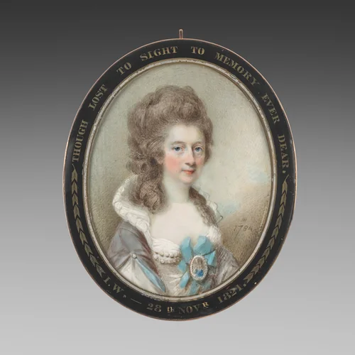 Portrait of Lady Grace Anna Newenham by Horace Hone, painting, 1784
