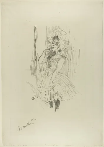 Anna Held, in Toutes ces Dames au Théâtre by Henri de Toulouse-Lautrec, print, 1894