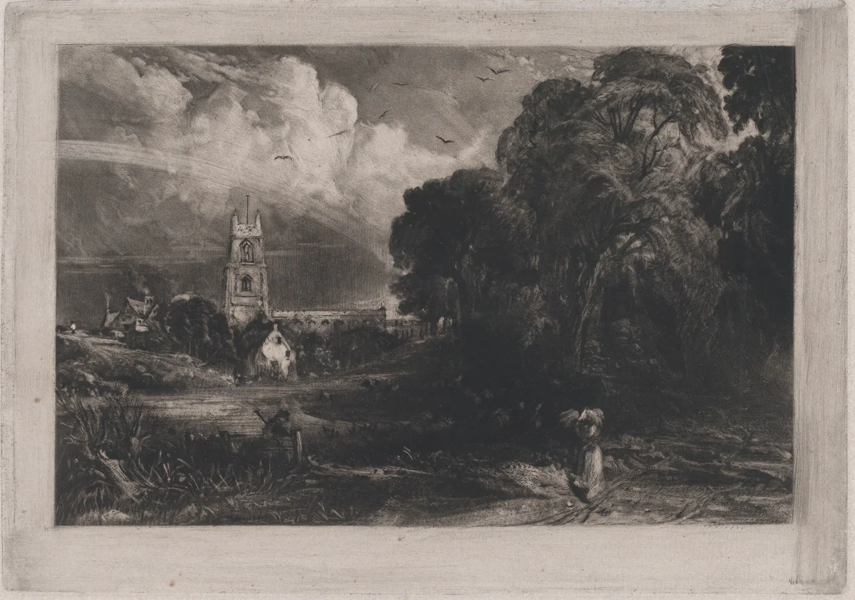 Stoke-by-Neyland by David Lucas, print, 1829