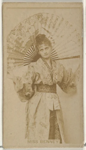Miss Benney, from the Actors and Actresses series (N145-8) issued by Duke Sons & Co. to promote Duke Cigarettes by W. Duke, Sons & Co., photograph, 1890-1895