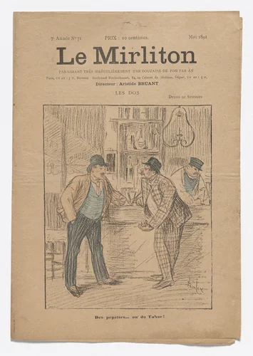 Le Mirliton, no. 71 by Théophile-Alexandre Steinlen, periodical, 1891