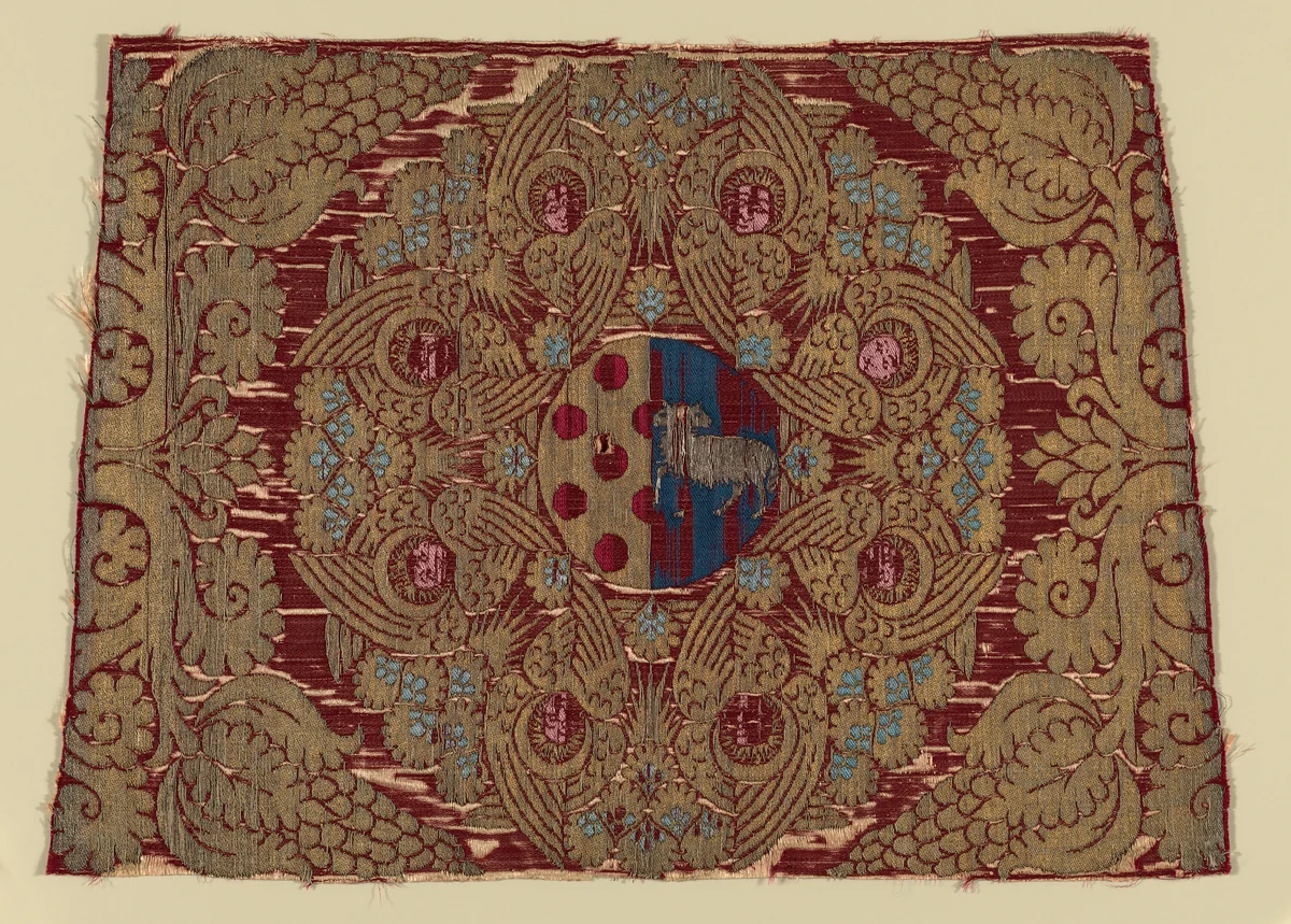 Fragment (From a Vestment) by Italy, Florence, textile, 1401-1500