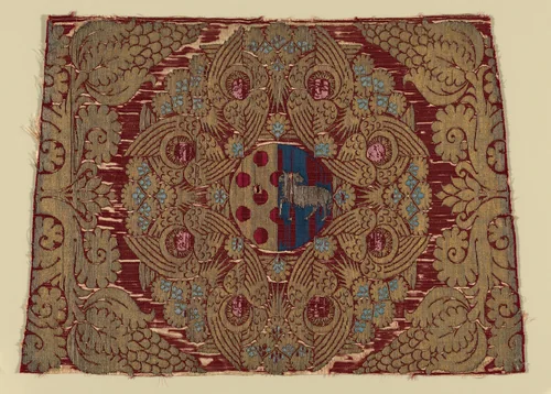 Fragment (From a Vestment) by Italy, Florence, textile, 1401-1500