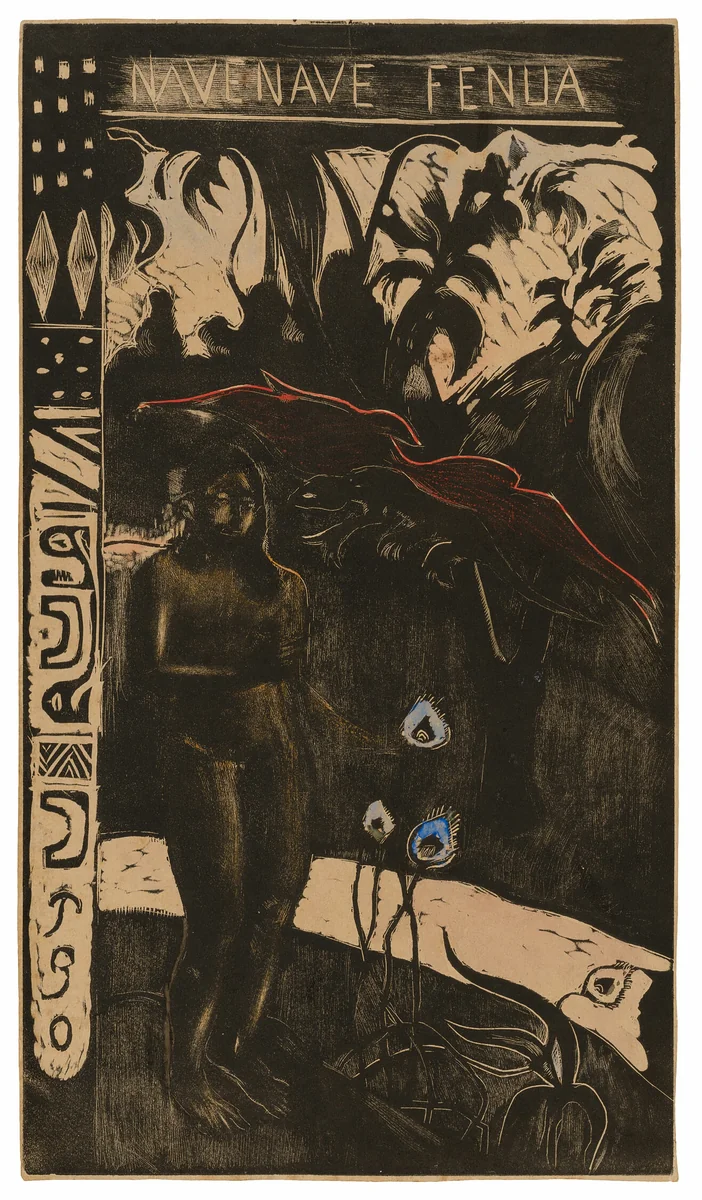 Nave nave fenua (Delightful Land), from the Noa Noa Suite by Paul Gauguin, print, 1893-1894