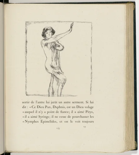 In-text plate (page 145) from Daphnis et Chloé by Pierre Bonnard, illustrated book, 1902