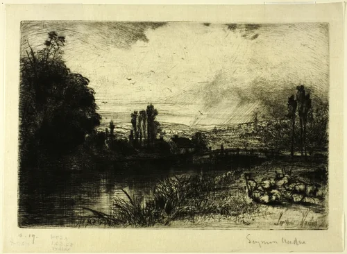 On the Test by Francis Seymour-Haden, print, 1854-1864