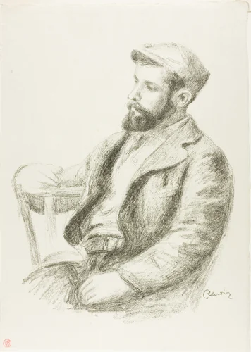 Portrait of Louis Valtat by Pierre-Auguste Renoir, print, 1899-1909